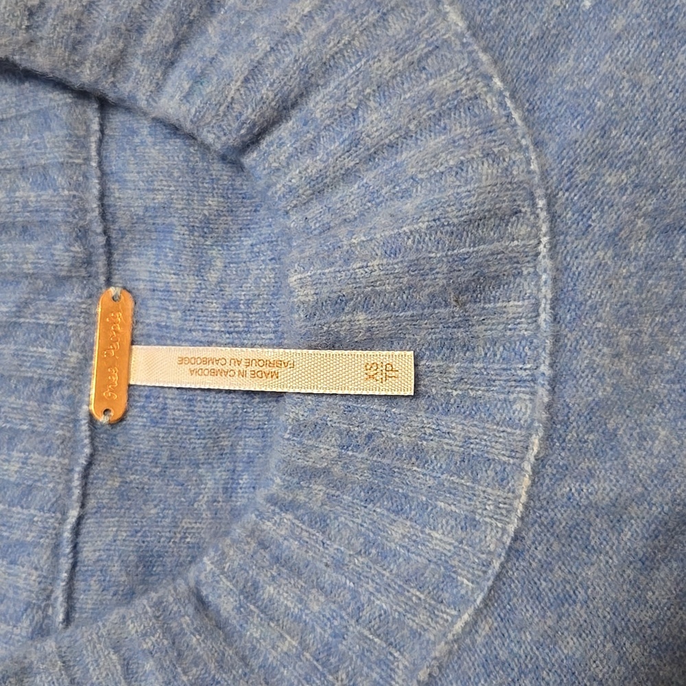 Free People - Phoebe Pullover in Waterfall Heather Size:XS - Picture 7 of 7